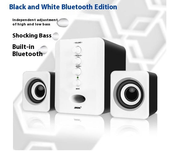 Casse PC Desktop 2.1 USB - Speaker Stereo Compatte per Computer e Laptop