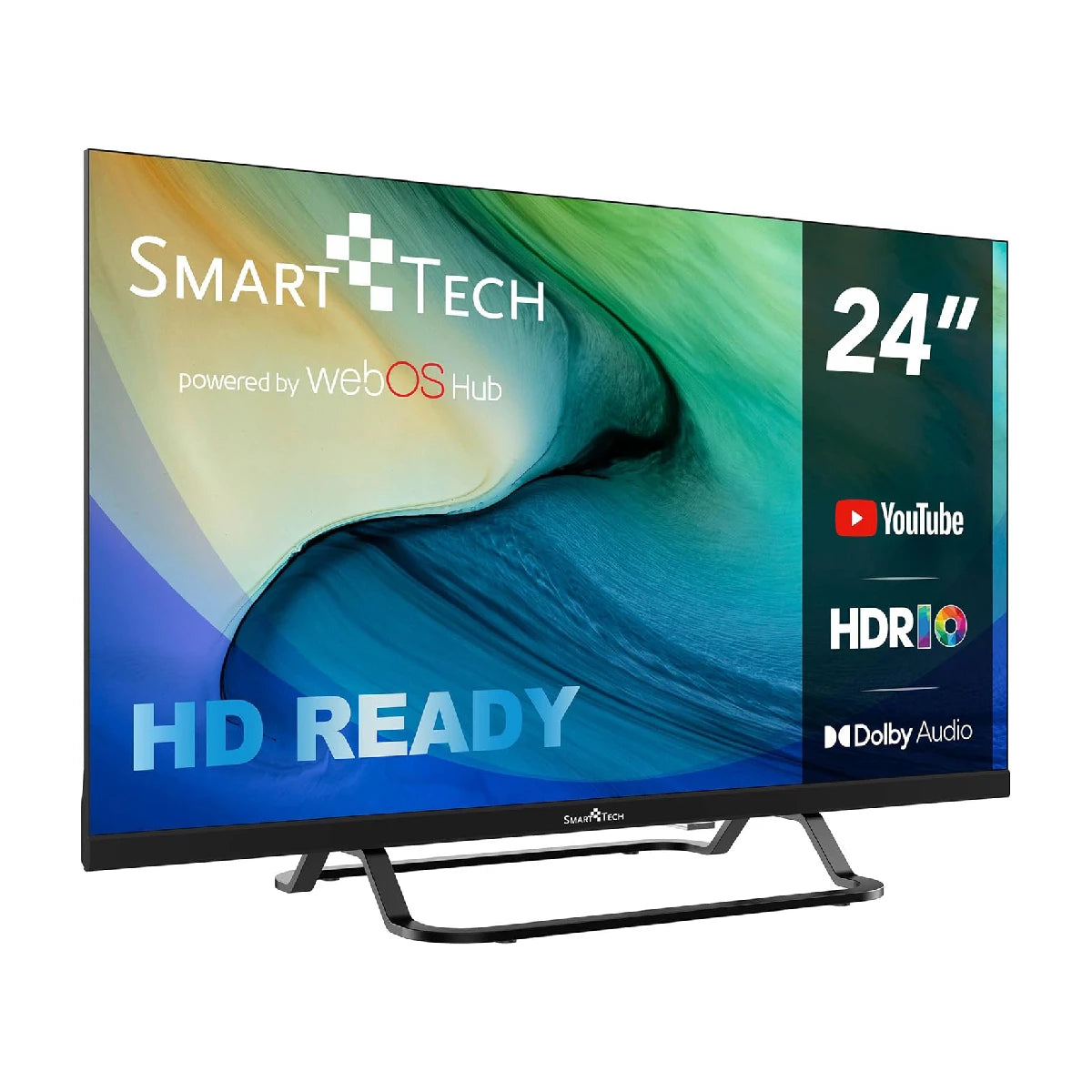 Smart Tech 24HW01V 24 "HD LED Smart TV, HDR, Wi-Fi, Dolby Digital Plus, 3 HDMI, 2 USB, Energy Class E