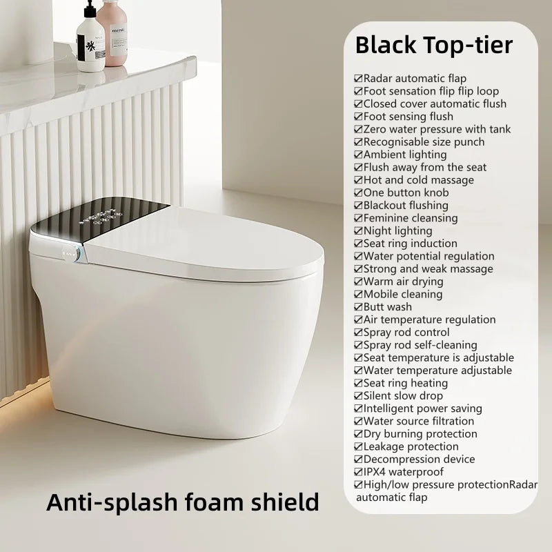 WC Smart Intelligente Multifunzione con Sedile Riscaldato e Bidet Integrato