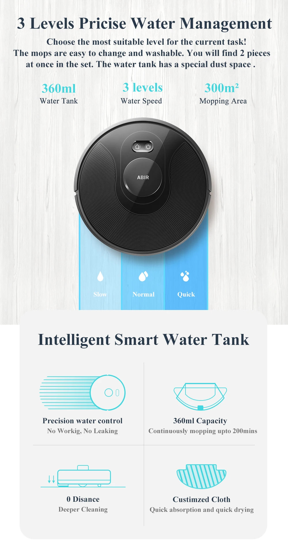 π€ ABIR X8 β Pulizia Intelligente, Personalizzata e Silenziosa