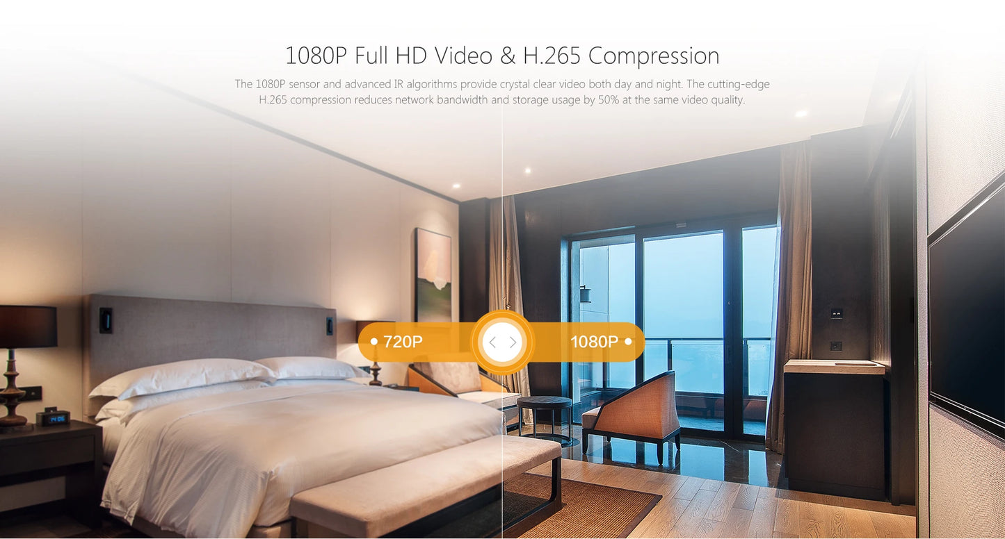 Set 4 Telecamere Wi-Fi IMOU 3MP – Sorveglianza Intelligente con Visione Notturna e Baby Monitor