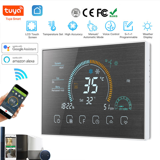 π  Termostato Smart Wi-Fi TUYA con Schermo a Colori β Controllo Intelligente per Clima Perfetto
