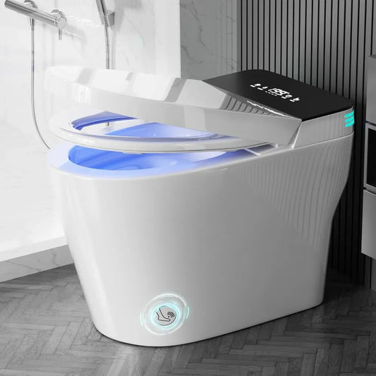 WC “Elite” Smart – Bidet Integrato, Seduta Riscaldata, Coperchio Auto, Sensore Piede  Comfort e Tecnologia per la Casa Moderna