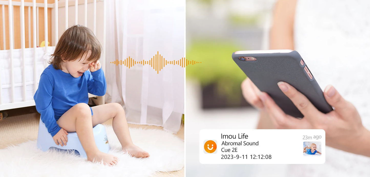 Set 4 Telecamere Wi-Fi IMOU 3MP – Sorveglianza Intelligente con Visione Notturna e Baby Monitor
