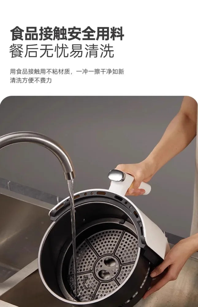 Air Fryer XXL 360° – Forno Multifunzione a Cottura Circolare  Antiaderente, Facile da Pulire, Nuovo Design 2025