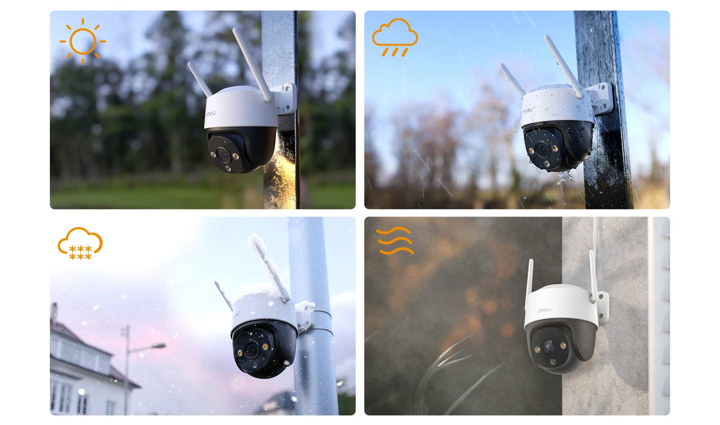 Telecamera Wi-Fi IMOU Cruiser SE+ 5MP – Sorveglianza Esterna Smart con Visione Notturna a Colori e Zoom 8x