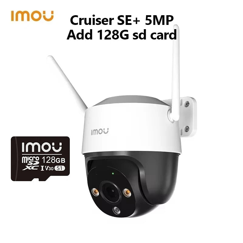 Telecamera Wi-Fi IMOU Cruiser SE+ 5MP – Sorveglianza Esterna Smart con Visione Notturna a Colori e Zoom 8x