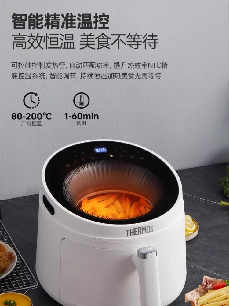 Air Fryer XXL 360° – Forno Multifunzione a Cottura Circolare  Antiaderente, Facile da Pulire, Nuovo Design 2025