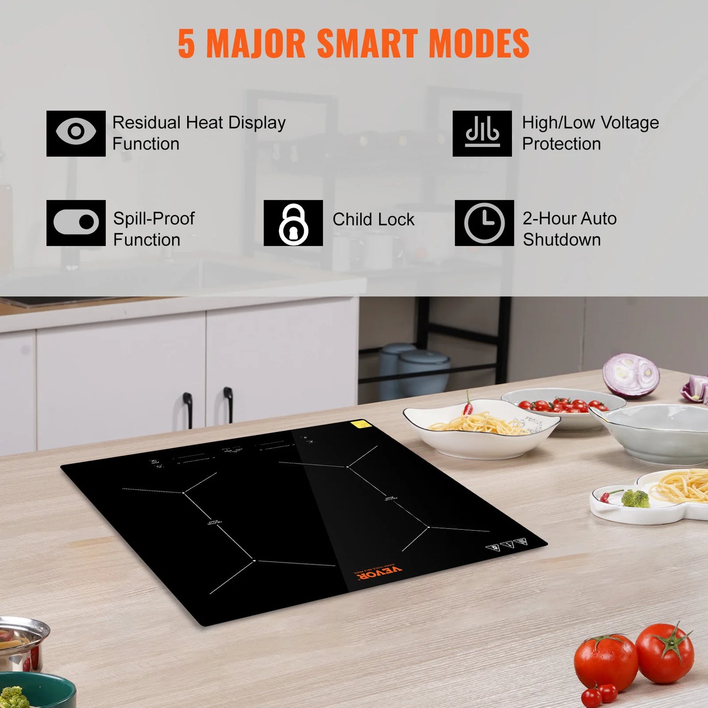π³ Piano Cottura a Induzione VEVOR 24β β Eleganza e Potenza in Cucina