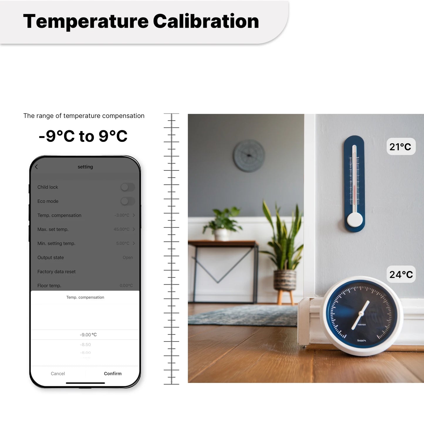 MOES Termostato Smart Wi-Fi Matter – Compatibile Alexa, Google, Apple  Controllo Temperatura per Caldaia Acqua e Riscaldamento Elettrico