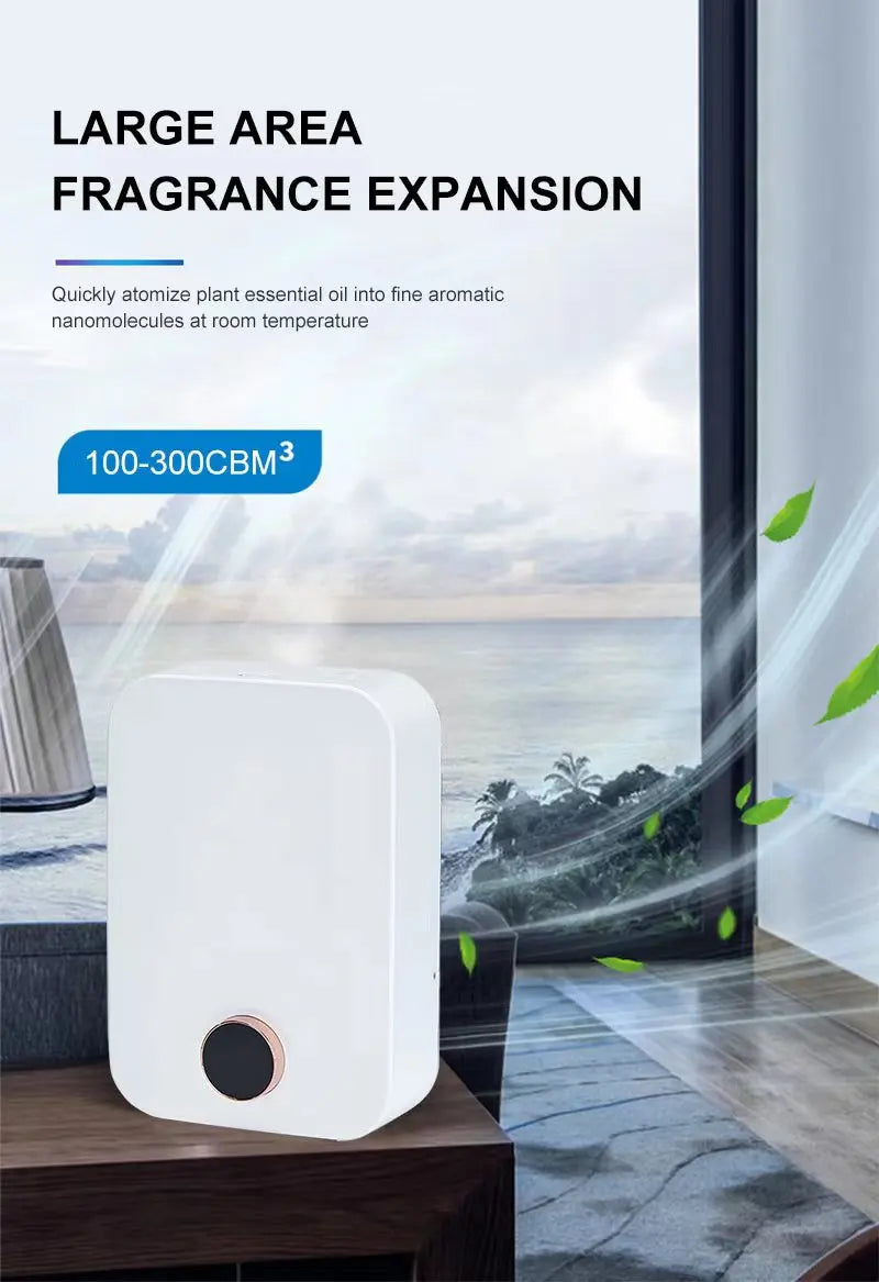 Diffusore Professionale Smart da Parete β Aroma Diffuser 150ml Senza Acqua per Casa e Ambienti Eleganti