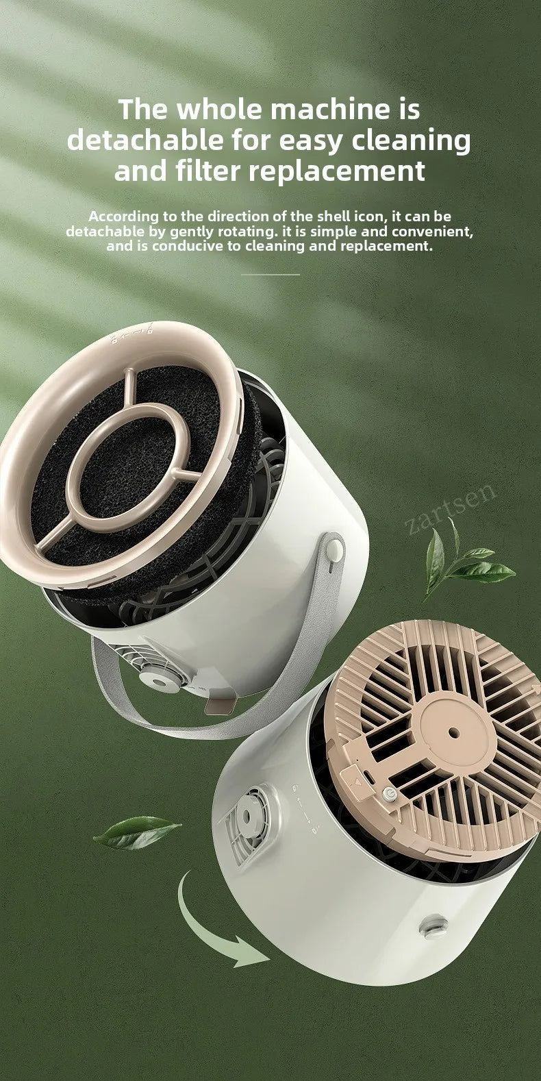 Mini Cappa Aspirante USB da Tavolo – Ventilatore da Cucina Portatile per Fumo e Odori