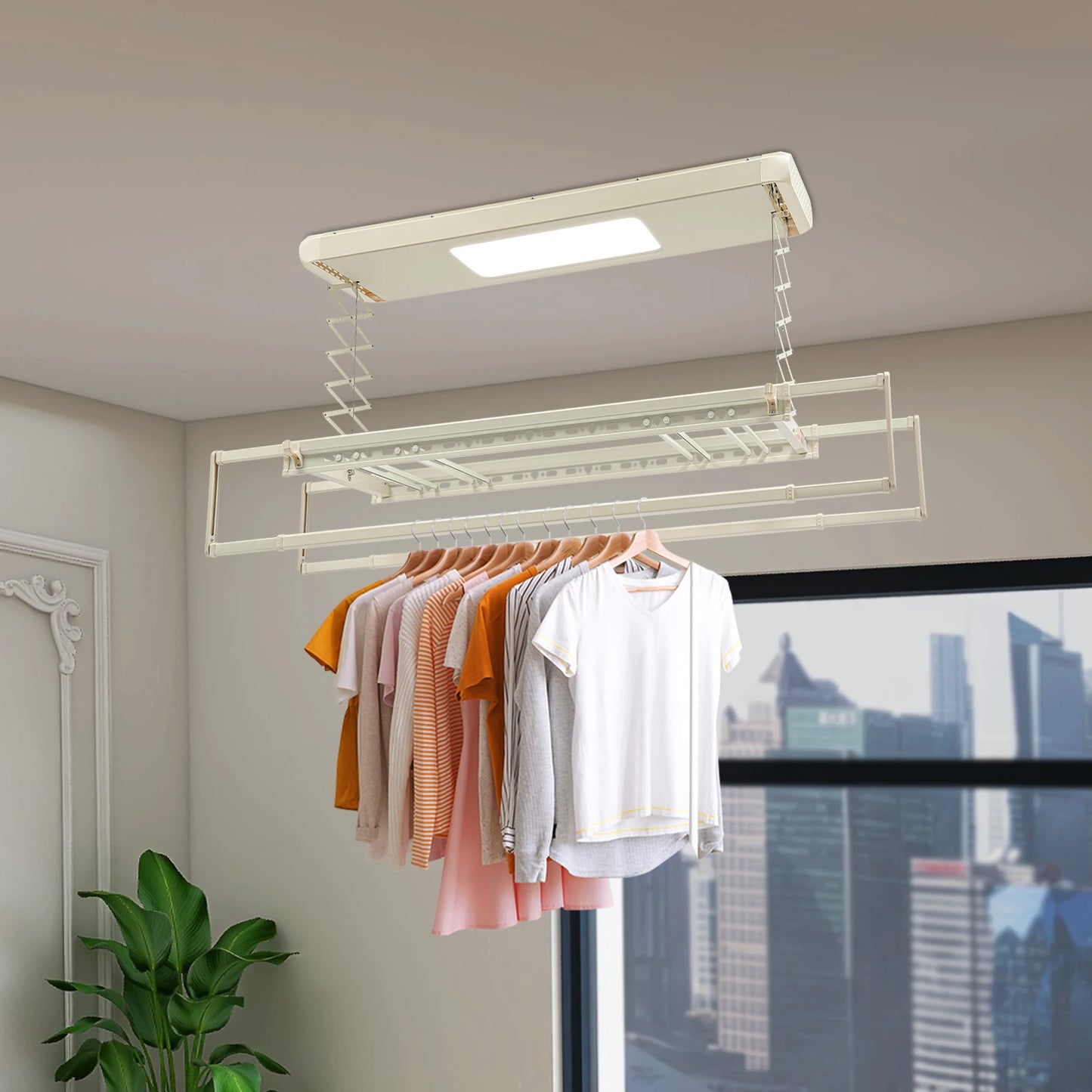 Stendibiancheria Elettrico “Elite” – Sollevamento Telescopico Intelligente con Telecomando  Comfort Premium per la Casa Moderna