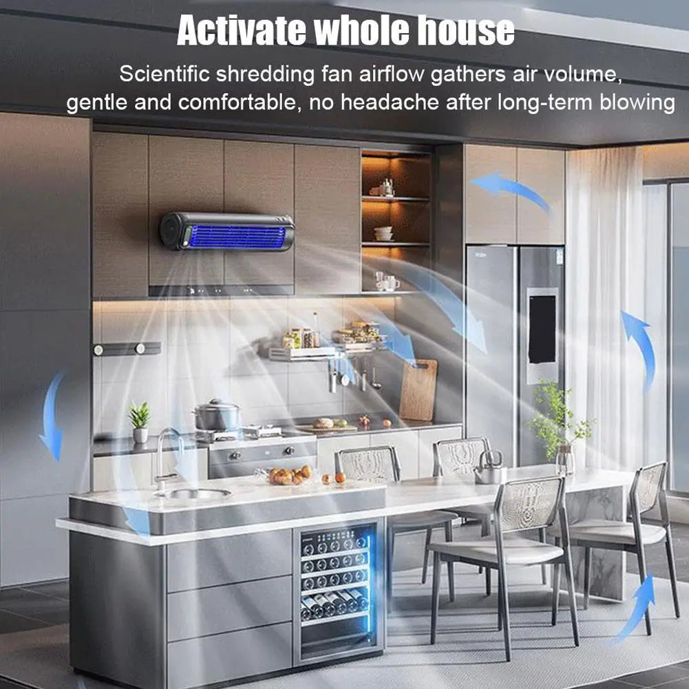 Ventilatore “Elite” da Parete – Condizionatore Portatile Silenzioso a 3 Velocità  Comfort Estivo Intelligente