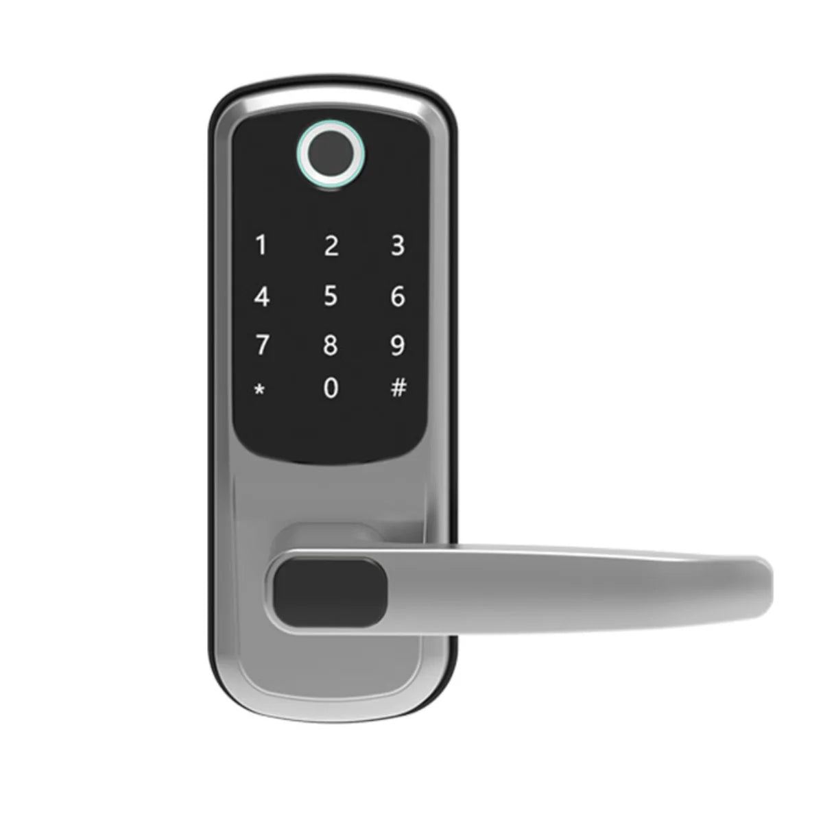 TTLOCK Titan™ – Serratura Smart WiFi con Impronta, Codice, Card, Chiave e Ricarica USB d’Emergenza