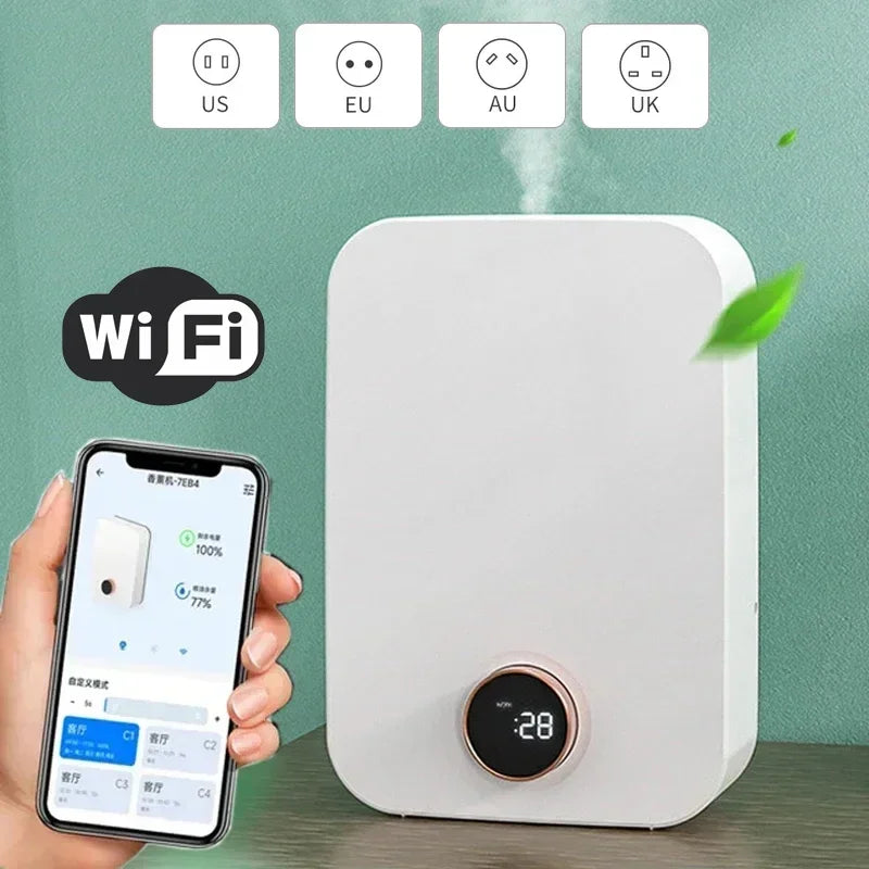 Diffusore Professionale Smart da Parete β Aroma Diffuser 150ml Senza Acqua per Casa e Ambienti Eleganti