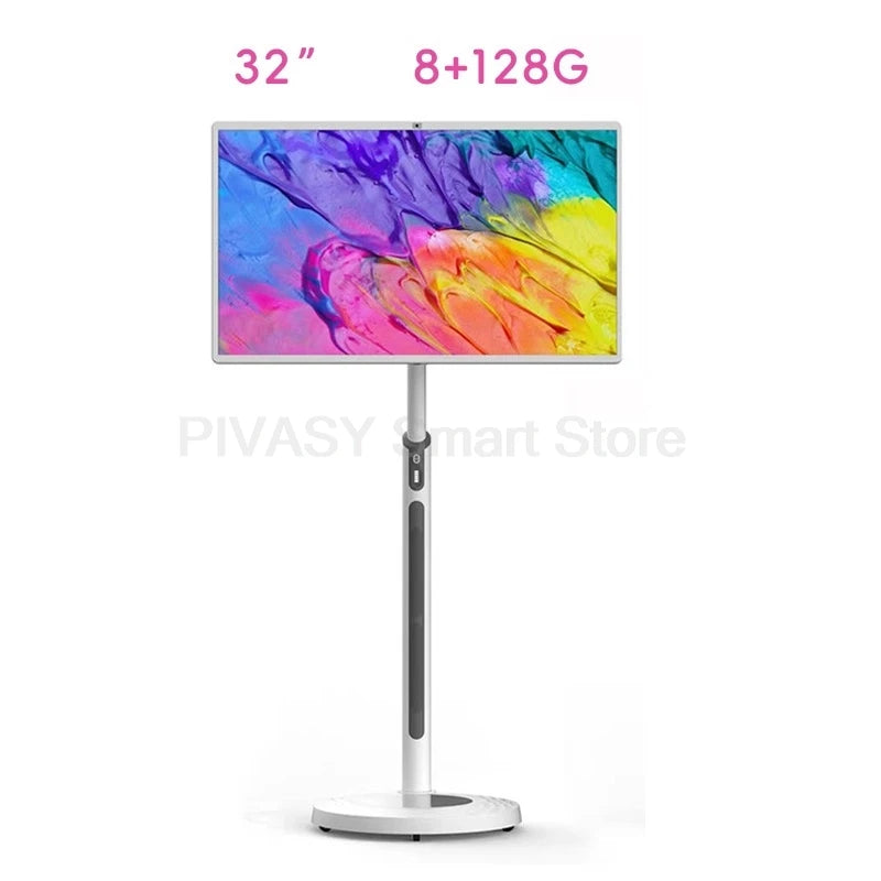 “Smart TV Touch 32” Rotabile – Perfetta per Studio, Gaming e Mobilità”