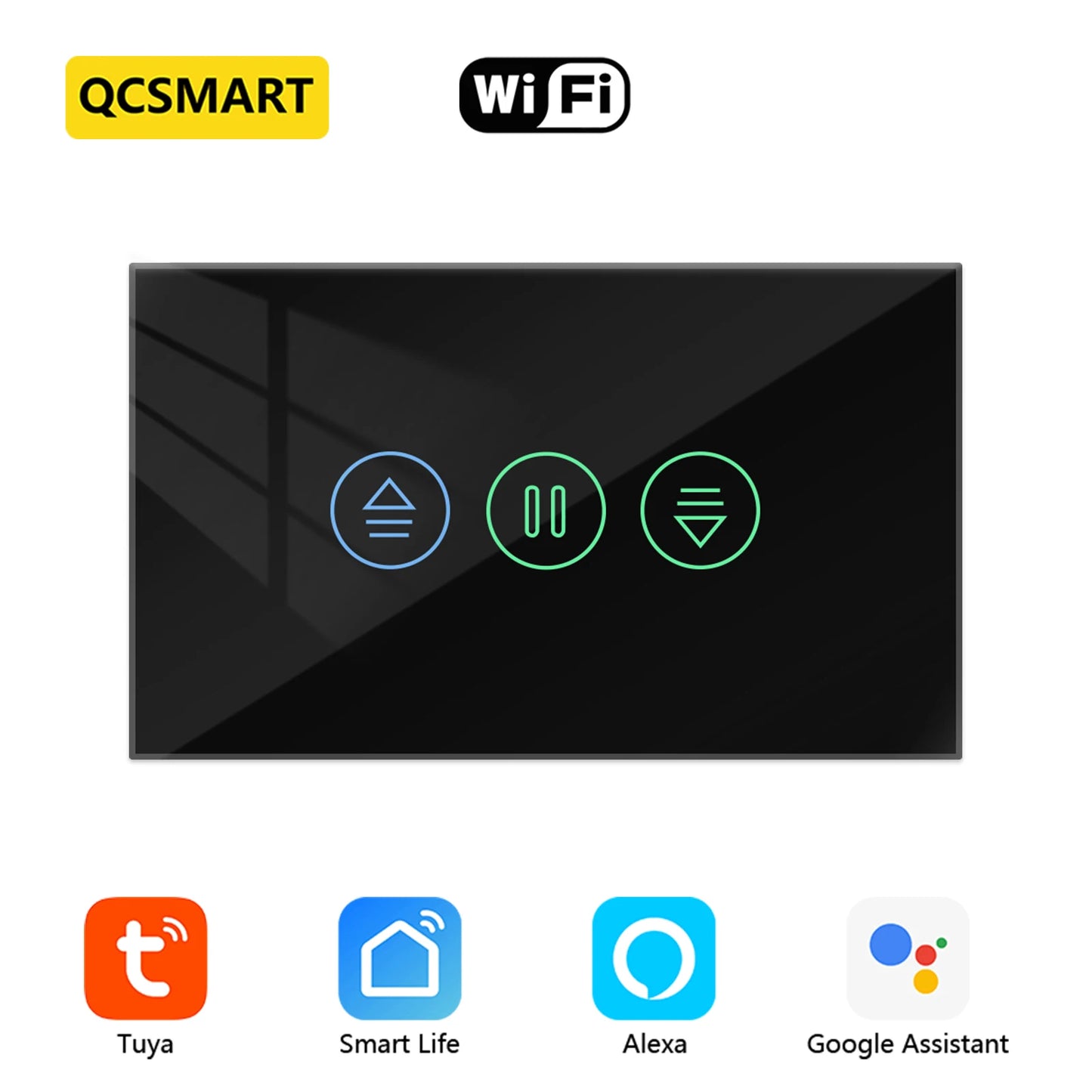 Motore Elettrico Smart per Tapparelle Tuya - Controllo Touch e Vocale Alexa