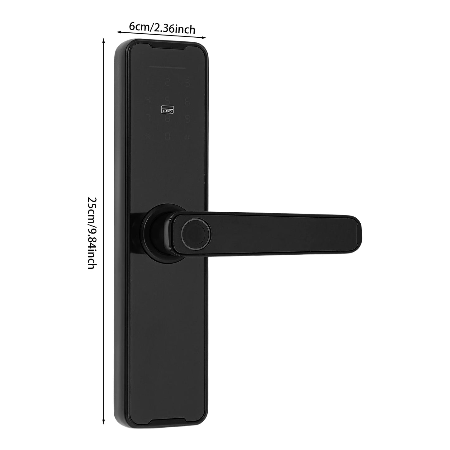 SmartAccess Pro™ – Serratura Intelligente con Maniglia, Impronta Digitale e Controllo WiFi Tuya