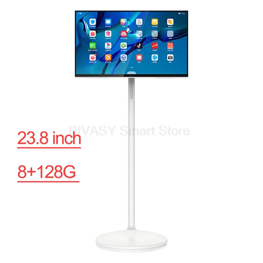 Touch Screen 32" Android Smart TV – Batteria 10000mAh, 8+128G, UHD 4K, Monitor Rotabile