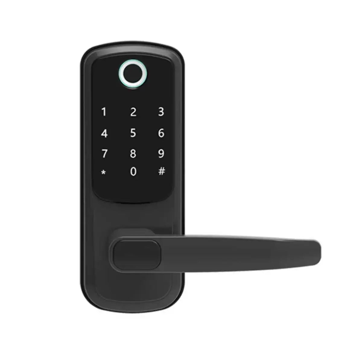 TTLOCK Titan™ – Serratura Smart WiFi con Impronta, Codice, Card, Chiave e Ricarica USB d’Emergenza