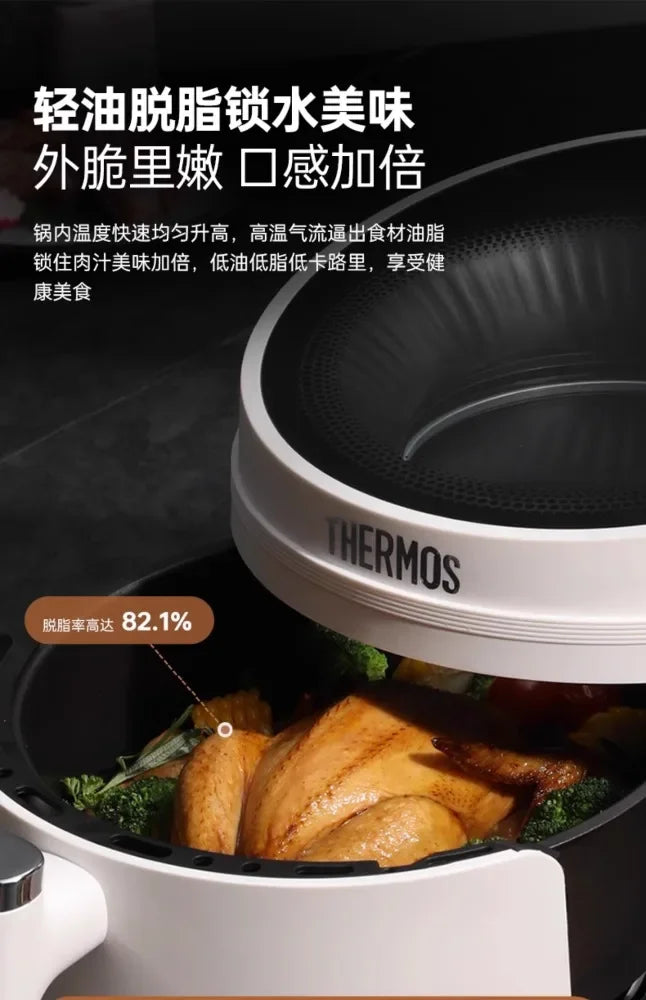 Air Fryer XXL 360° – Forno Multifunzione a Cottura Circolare  Antiaderente, Facile da Pulire, Nuovo Design 2025