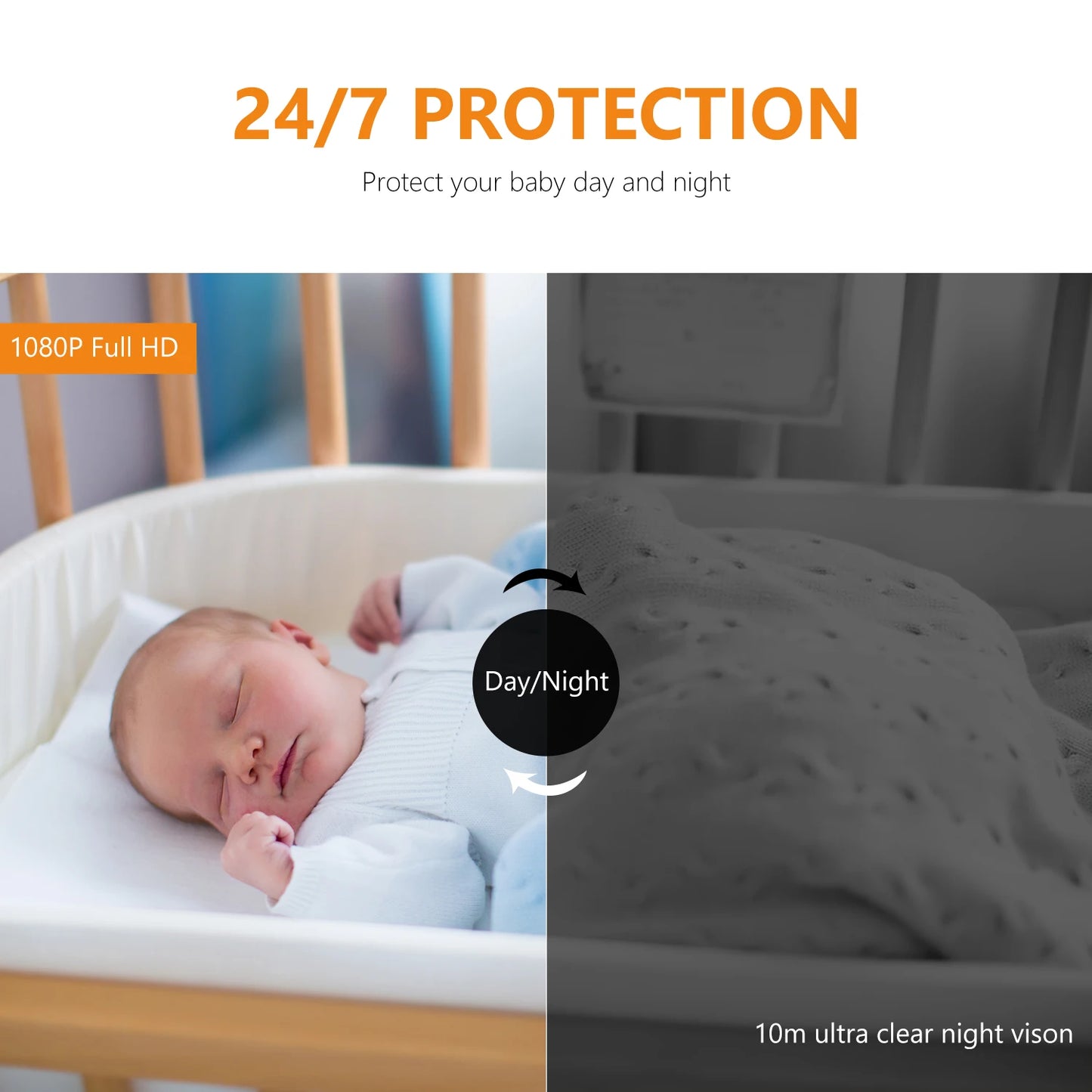 Set 4 Telecamere Wi-Fi IMOU 3MP – Sorveglianza Intelligente con Visione Notturna e Baby Monitor