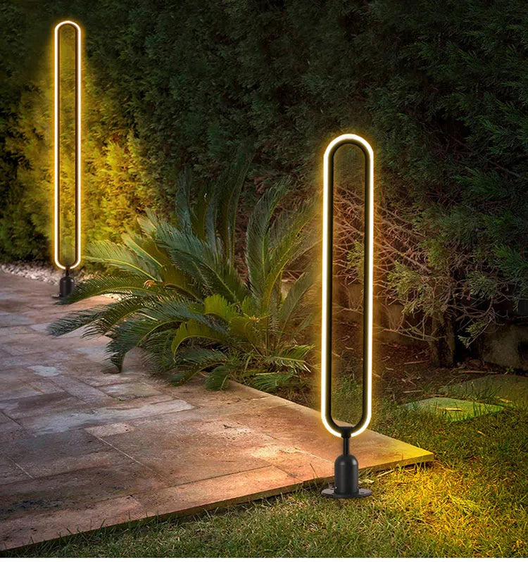 Lampada LED da Giardino Impermeabile – Design Minimal per Ville e Cortili