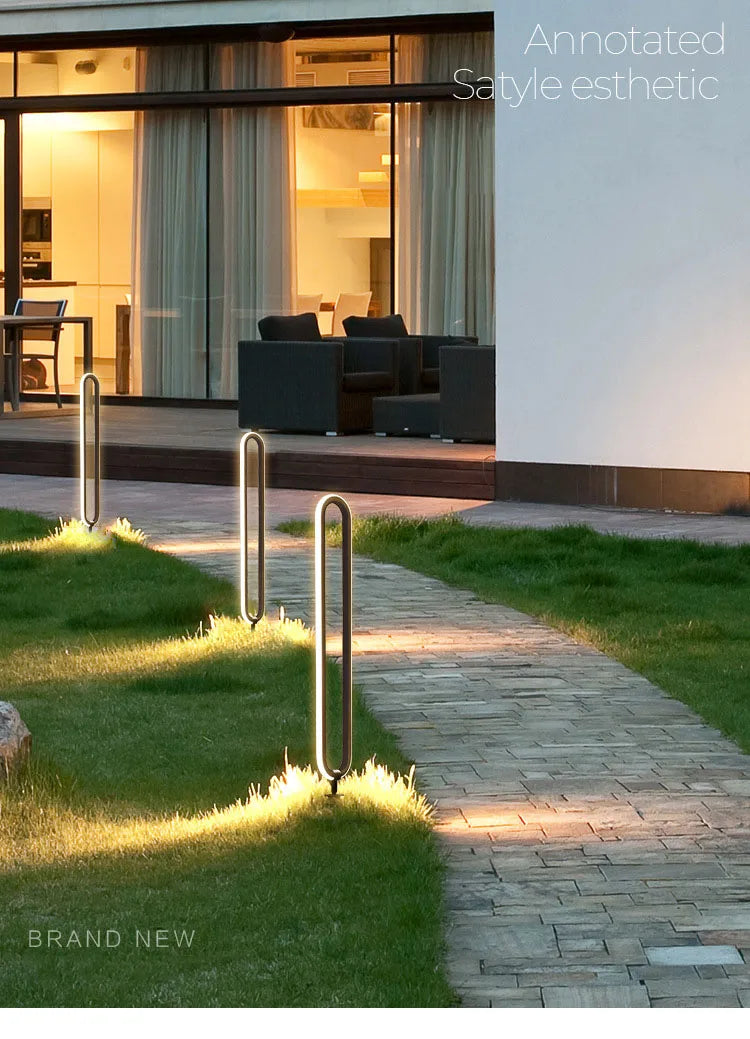Lampada LED da Giardino Impermeabile – Design Minimal per Ville e Cortili