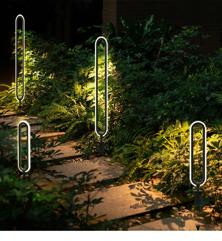 Lampada LED da Giardino Impermeabile – Design Minimal per Ville e Cortili
