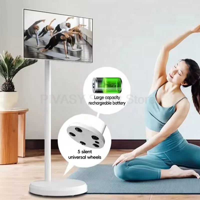 “Smart TV Touch 32” Rotabile – Perfetta per Studio, Gaming e Mobilità”