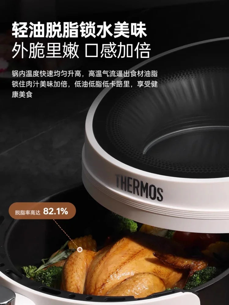 Air Fryer XXL 360° – Forno Multifunzione a Cottura Circolare  Antiaderente, Facile da Pulire, Nuovo Design 2025
