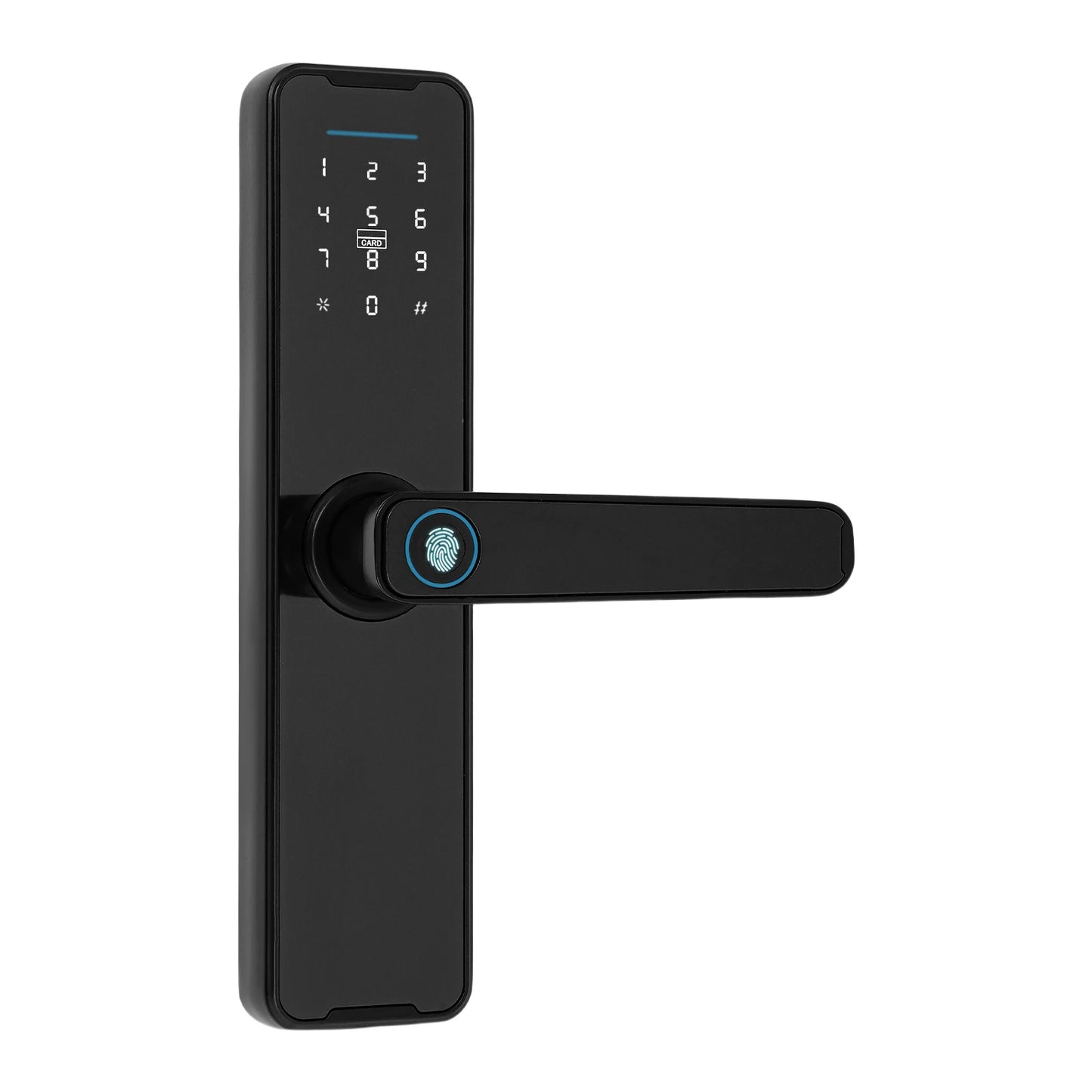 SmartAccess Pro™ – Serratura Intelligente con Maniglia, Impronta Digitale e Controllo WiFi Tuya