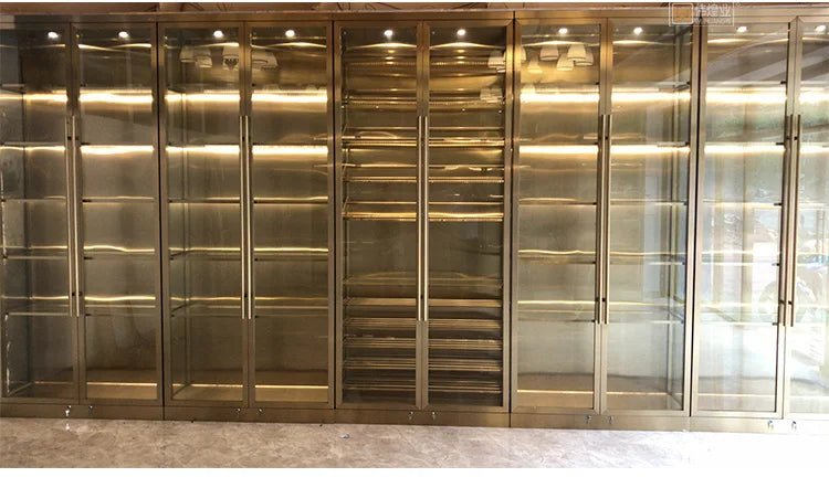 Cantinetta Vino Doppia Porta – Raffreddamento a Compressore, Controllo Smart Elettrico, Frigorifero Freestanding per Champagne, Vini Rossi e Bianchi
