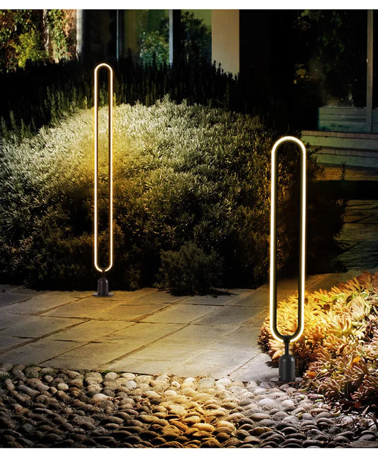 Lampada LED da Giardino Impermeabile – Design Minimal per Ville e Cortili