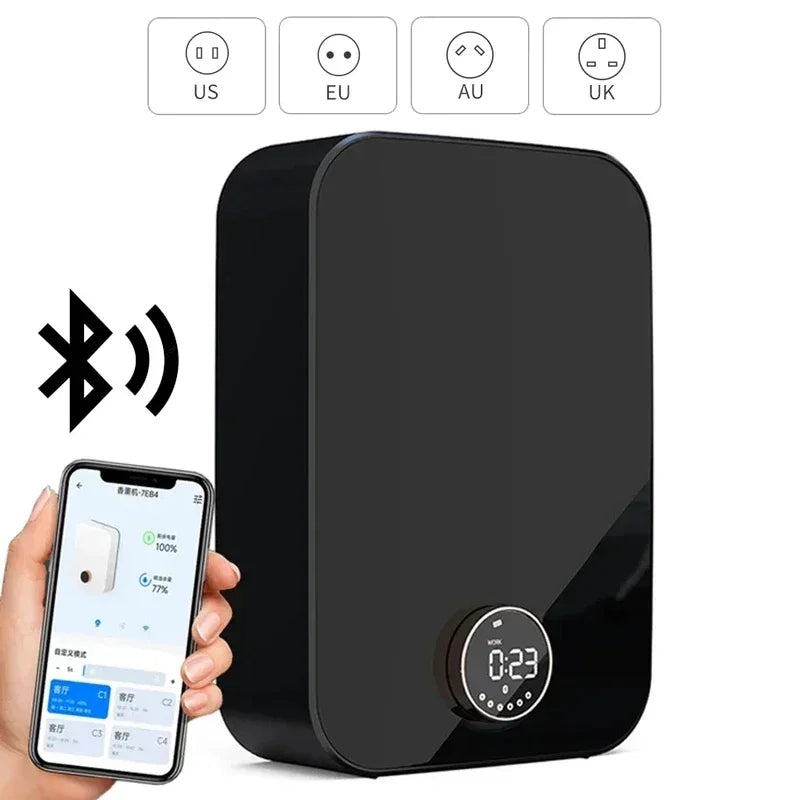 Diffusore Professionale Smart da Parete β Aroma Diffuser 150ml Senza Acqua per Casa e Ambienti Eleganti