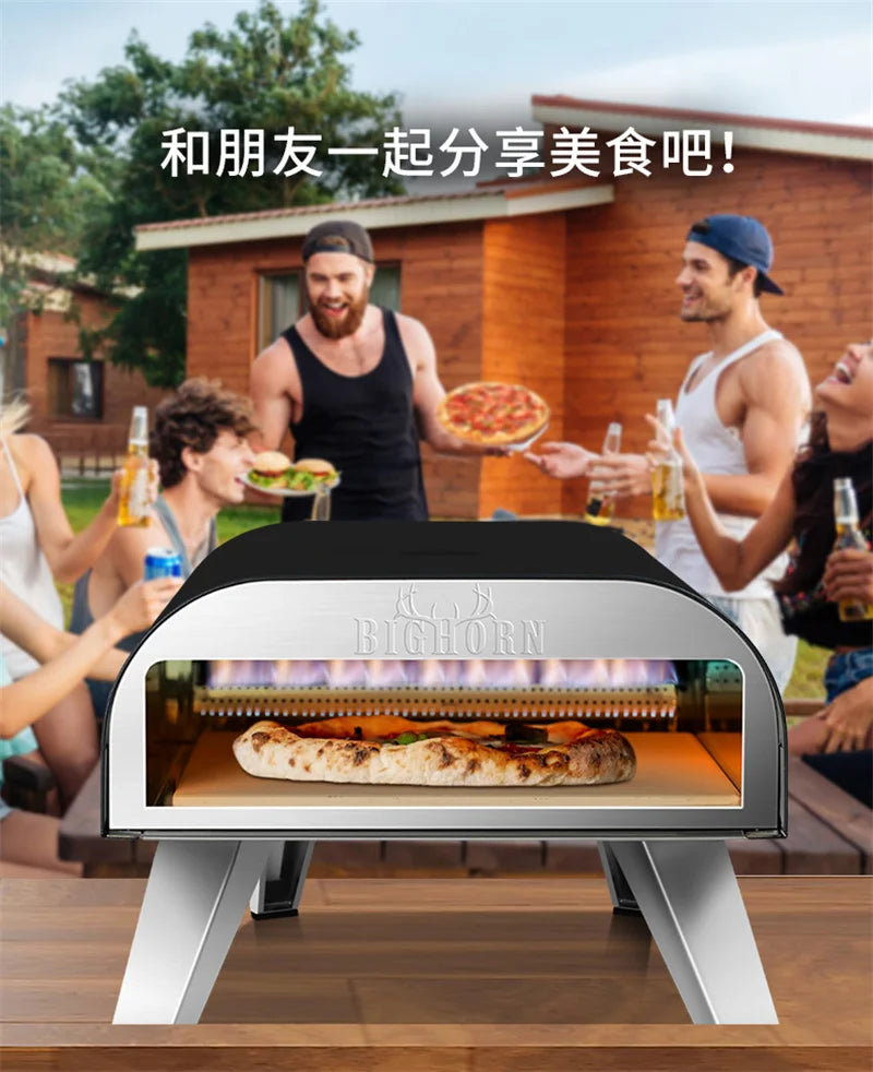 Forno Pizza a Gas Portatile da Esterno – Cottura Professionale Ovunque