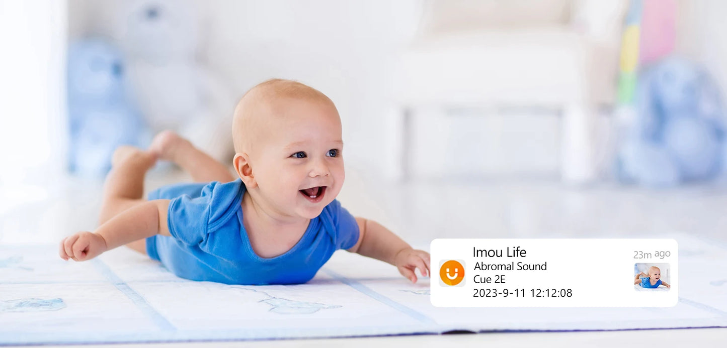 Set 4 Telecamere Wi-Fi IMOU 3MP – Sorveglianza Intelligente con Visione Notturna e Baby Monitor