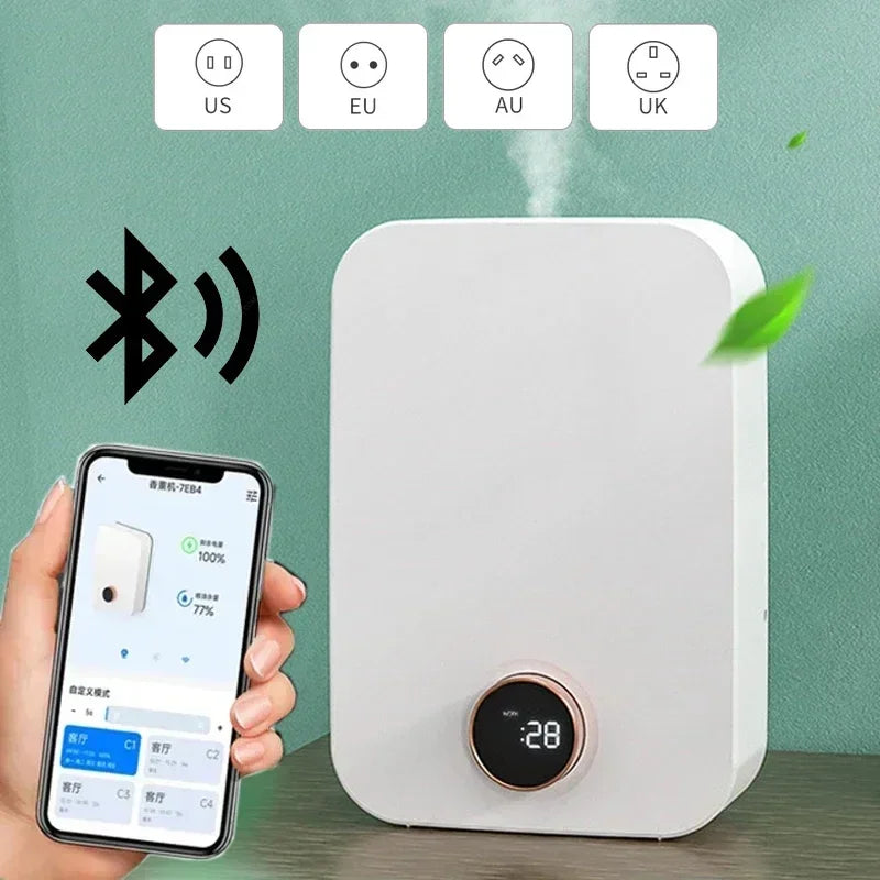 Diffusore Professionale Smart da Parete β Aroma Diffuser 150ml Senza Acqua per Casa e Ambienti Eleganti