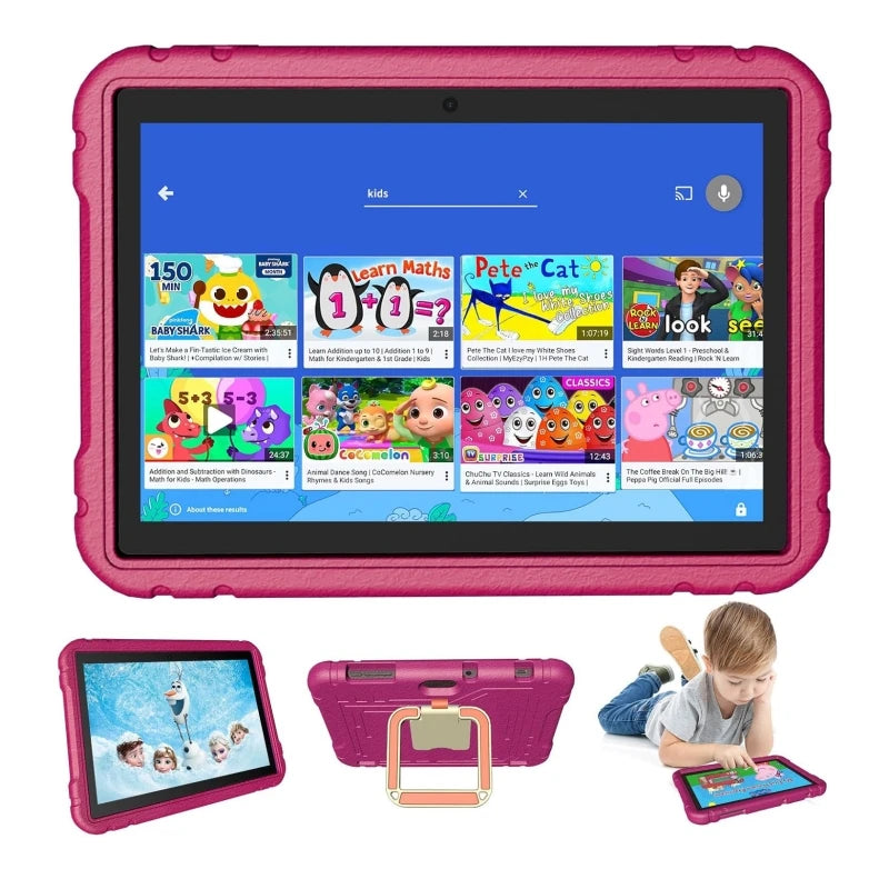 Tablet per Bambini 10.1" Android 13 - 4GB RAM 64GB ROM, Custodia Silicone, Octa-Core