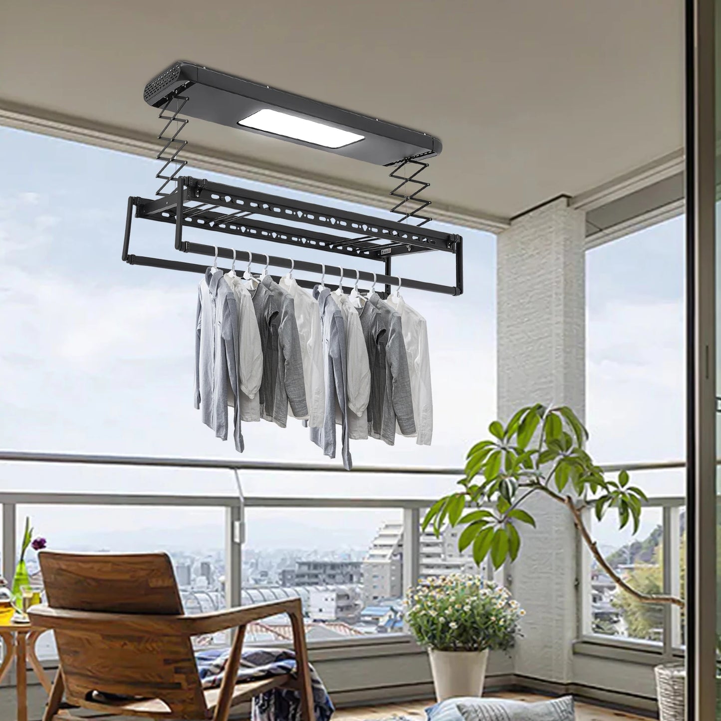 Stendibiancheria Elettrico “Elite” – Sollevamento Telescopico Intelligente con Telecomando  Comfort Premium per la Casa Moderna