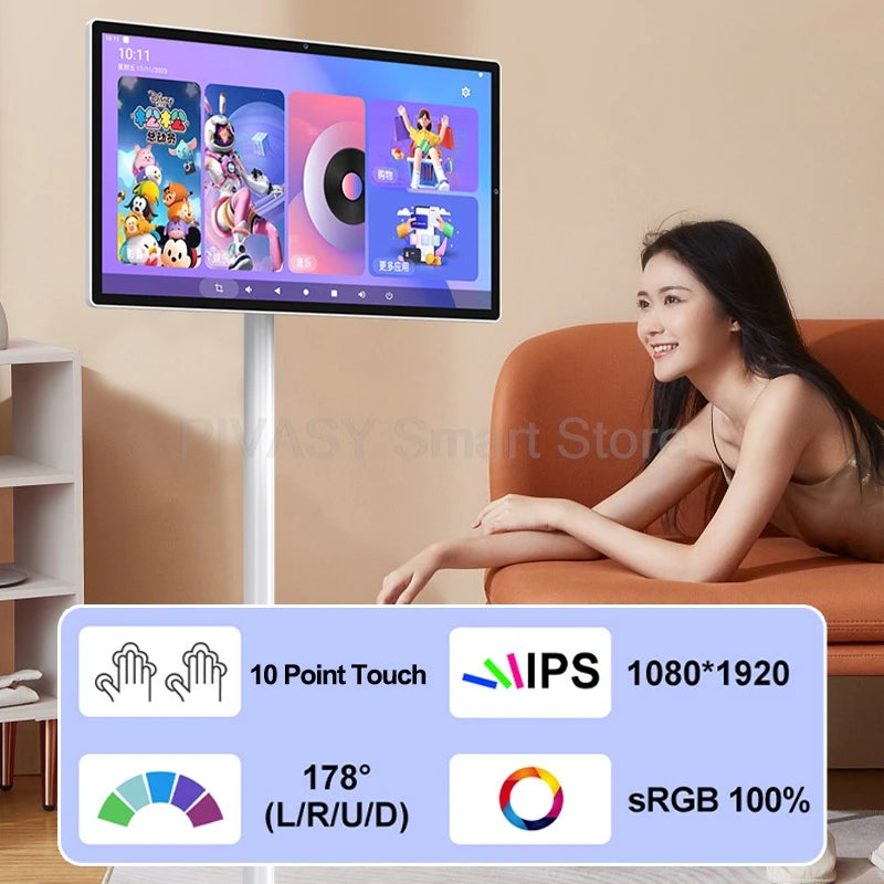 📺 Display Smart Touch 24” – Versatile, Portatile, Interattivo