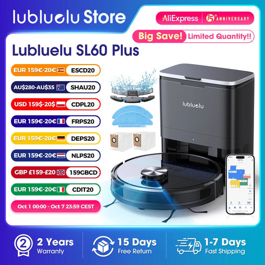 π€ Lubluelu SL60 Plus β Pulizia Totale, Senza Pensieri per 60 Giorni