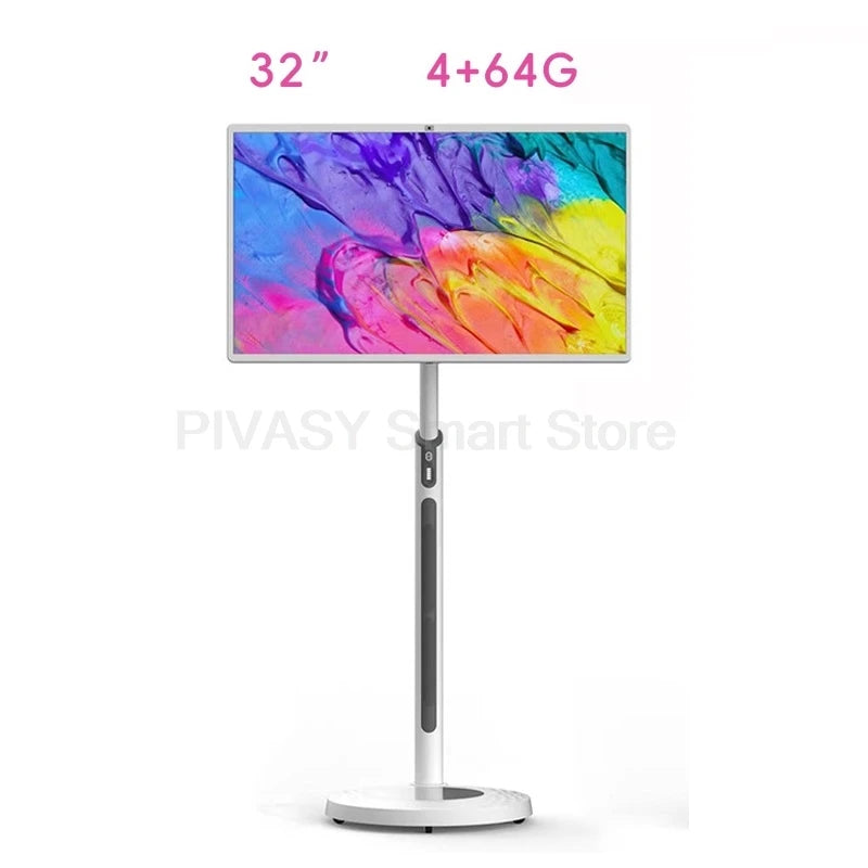 “Smart TV Touch 32” Rotabile – Perfetta per Studio, Gaming e Mobilità”