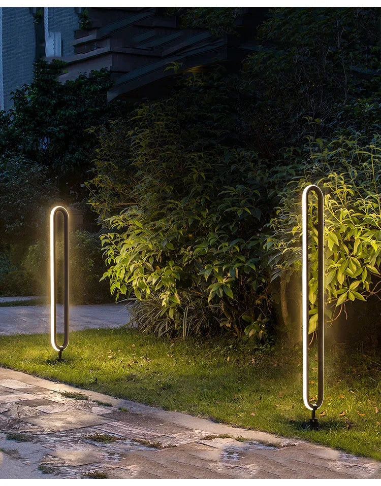Lampada LED da Giardino Impermeabile – Design Minimal per Ville e Cortili