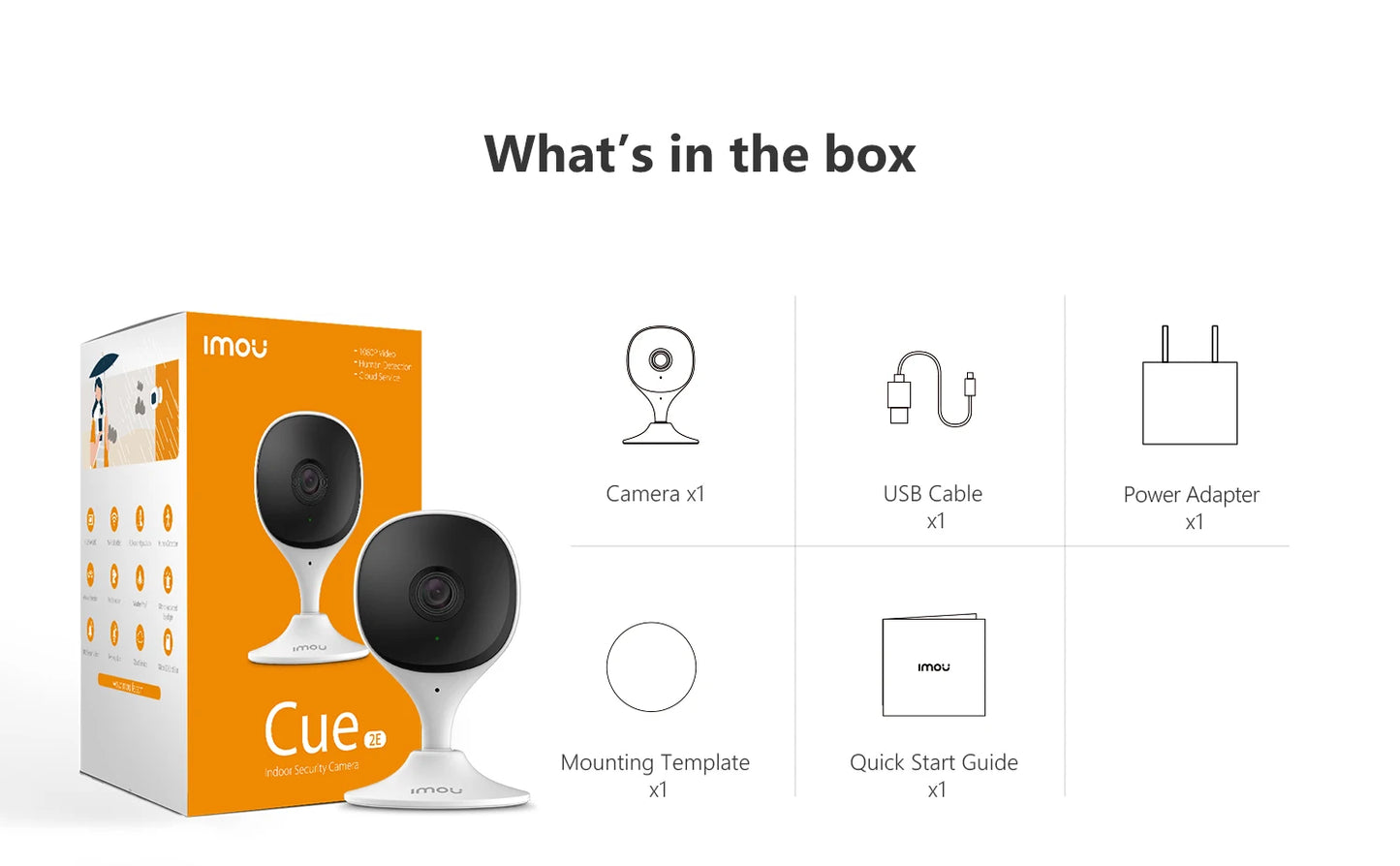 Set 4 Telecamere Wi-Fi IMOU 3MP – Sorveglianza Intelligente con Visione Notturna e Baby Monitor