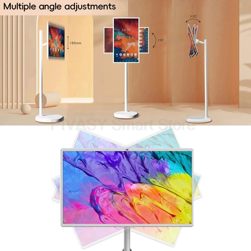 “Smart TV Touch 32” Rotabile – Perfetta per Studio, Gaming e Mobilità”