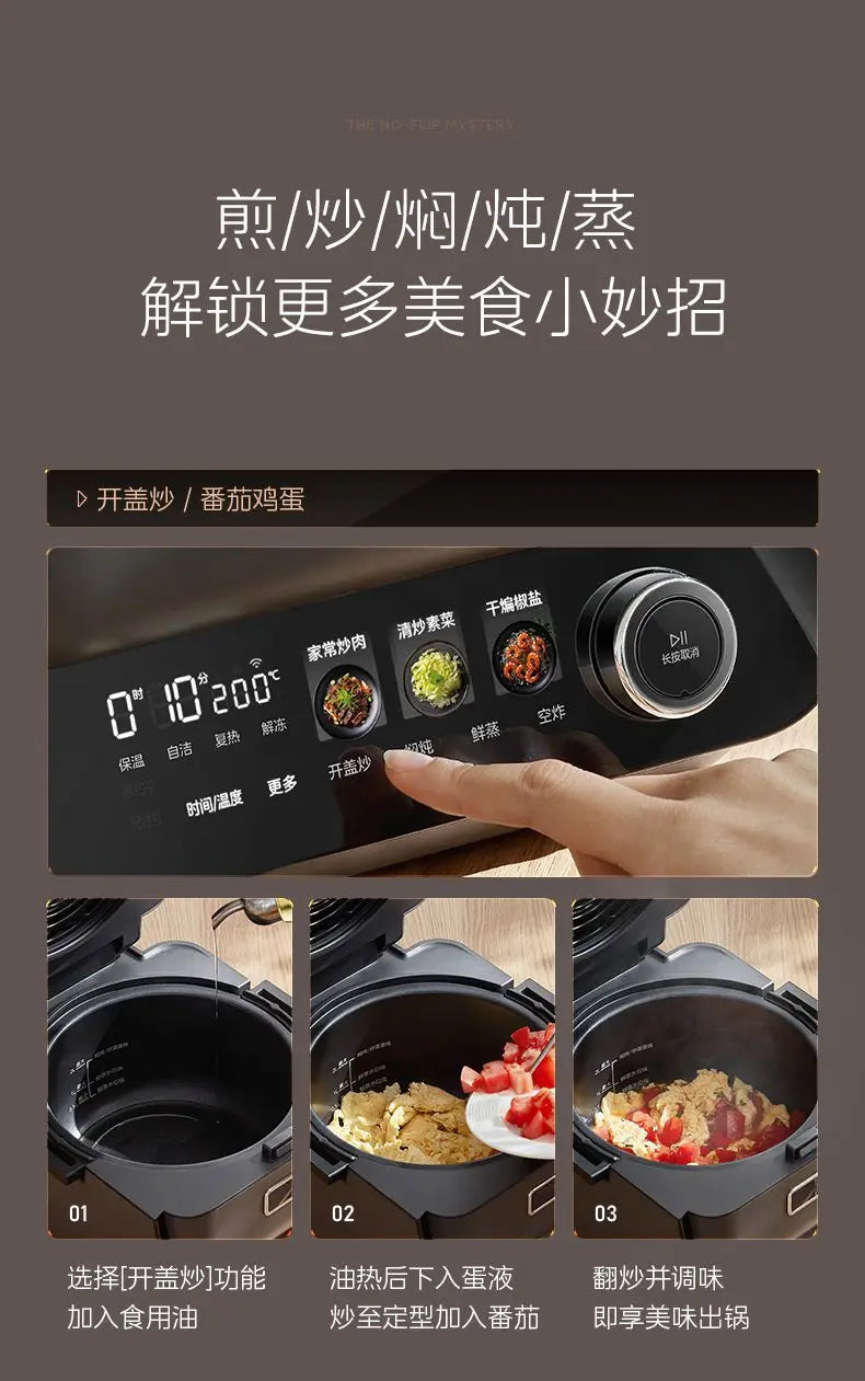 Air Fryer Smart KZC40C01XM – Doppia Fonte di Calore  Cottura Senza Ribaltamento, 4 Funzioni, Design Premium