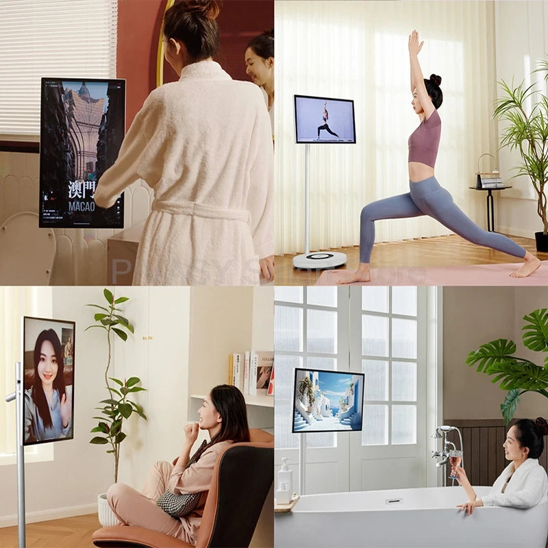 “Smart TV Touch 32” Rotabile – Perfetta per Studio, Gaming e Mobilità”