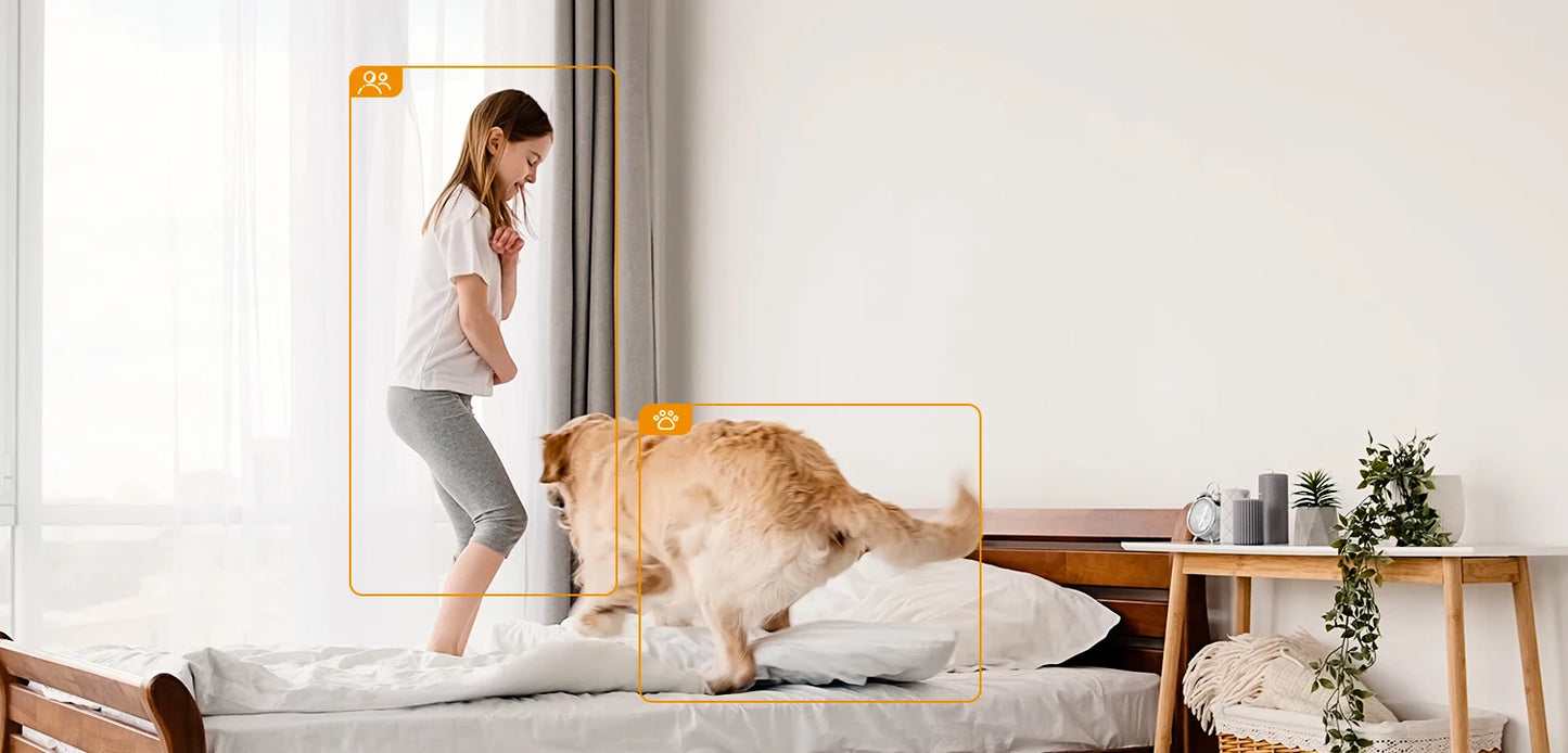 Set 4 Telecamere Wi-Fi IMOU 3MP – Sorveglianza Intelligente con Visione Notturna e Baby Monitor